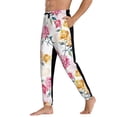 thumbnail image 3 of Kdxio Colorful Flowers Pattern Joggers,Sweatpants for Men with Pockets-3X-Large, 3 of 5
