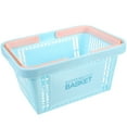 thumbnail image 1 of unbranded Shopping Baskets For Organizing Sky Blue PP Giving 1Pcs, 1 of 7