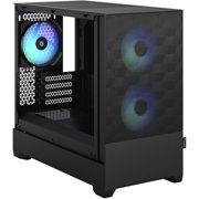 Fractal Design Pop Mini Air RGB Black TG mATX High-Airflow Clear Tempered Glass Window Tower Computer Case