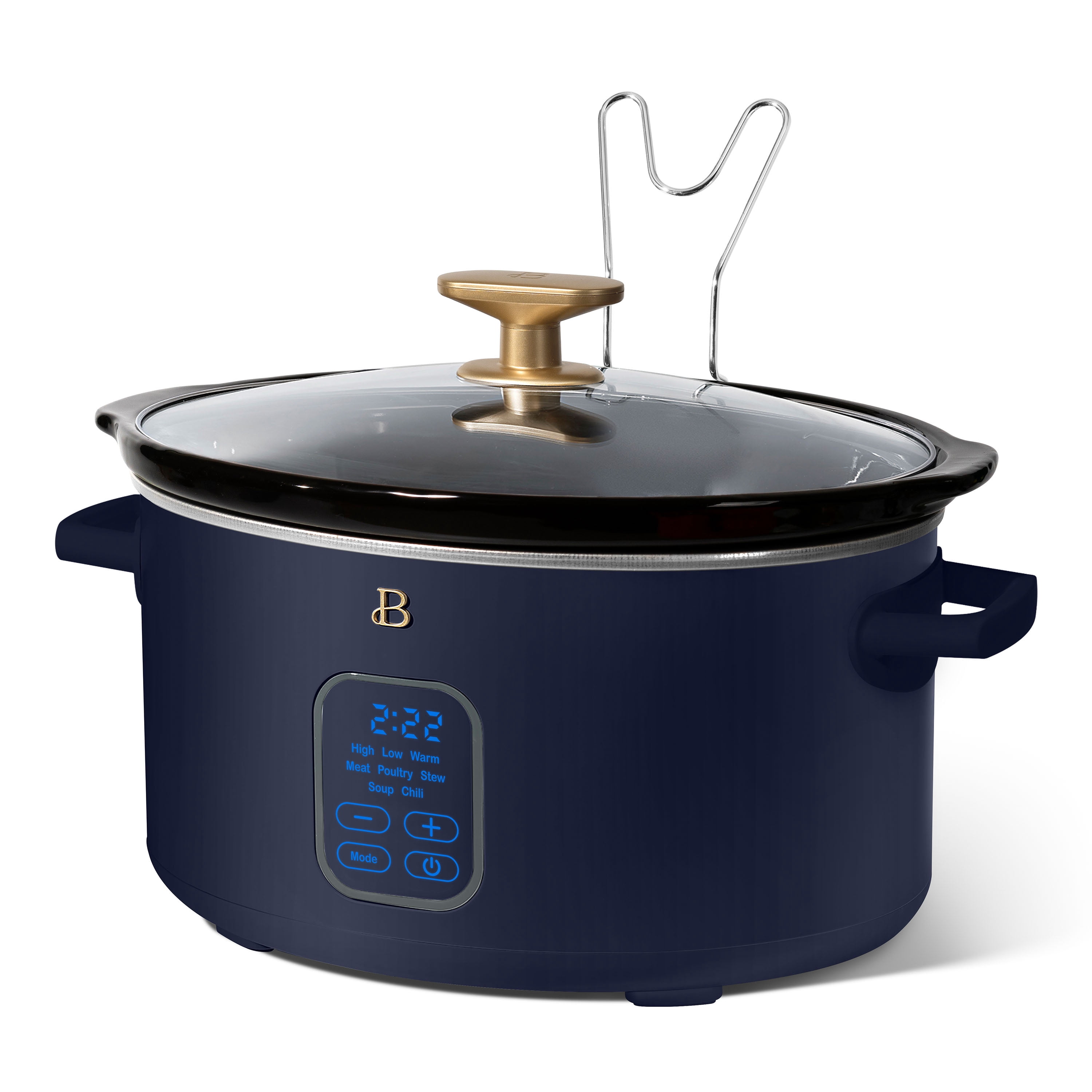 Beautiful 6 Qt Programmable Slow Cooker, Starry Night Blue by Drew Barrymore