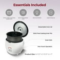 thumbnail image 2 of Cuckoo CR-0671V Rice Cooker, 3 Liters / 3.2 Quarts, Violet/White, 2 of 8
