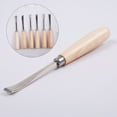 thumbnail image 5 of MLINS 6 Pieces Wood Carving Hand Chisel Tool Set Woodworking Professional Gouges, 5 of 8