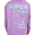 thumbnail image 4 of My Little Pony Toddler Girls' Full Zip Graphic Hoodie, Sizes 12M-5T, 4 of 7