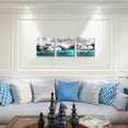 thumbnail image 2 of Abstract Canvas Wall Art For Bedroom Wall Decor For Living Room Modern Family Bathroom Canvas Art Kitchen Ink Landscape Abstract Pictures Artwork Wall Painting Ready To Hang Home Decorations 3 Pieces, 2 of 6