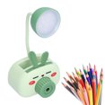 thumbnail image 4 of Lámpara De Mesa LED, Portalápices, Lámpara De Mesa, Blanco Cálido, Plegable, Lindos Niños Para Hacer La Tarea ZAQW Verde, 4 of 8