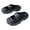 Black, variant on Womens Summer Slides Sandals Soft Platform Clogs Mules Comfortable Closed Toe Slip On Walking Shoes Indoor Outdoor Water Beach Dress Slippers