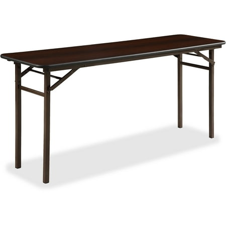 Lorell, Mahogany Folding Banquet Table, 1 Each