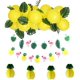 thumbnail image 4 of 10 piezas de decoración de fiesta de panal de piña, 10 piezas de decoración de fiesta de panal de piña, centros de mesa de piña de papel de seda para colgar en la mesa Fason WRLF-707, 4 of 4