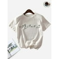 thumbnail image 1 of Women's Dachshund Graphic Tee - Casual Crew Neck, Short Sleeve Top for Spring & Summer, Breathable Polyester Blend, 1 of 7