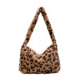 thumbnail image 1 of Bolso de hombro para mujer, bolso de almacenamiento, estuche de viaje, bolso de gran capacidad, bonitos organizadores, bolsos portátiles de moda Bolsas de mensajero y de hombro leopardo amarillo Jumpingount AP013869-08, 1 of 6