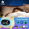 thumbnail image 5 of Reloj de entrenamiento para dormir para niños, reloj de escritorio con luz LED ambiental, 5 of 5