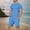 Sky Blue, variant on Men Short Sets Outfits 2 Piece Mens T-Shirts and Shorts Mens Summer Outfits Beach Clothes Matching Set
