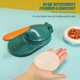 thumbnail image 3 of Cateissary Bola de hervida Molde para la piel Prensador de Jiaozi Pastelería Ravioli Envoltura antideslizante Cocina Herramienta de Cocina y Comedor Blanco Cateissary HA063687-04, 3 of 6