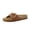 Whiskey, variant on Leeds Sandals for Women, Slip On Big Buckle Slide Womens Sandals with Memory Foam Footbed, Comfortable Summer Footwear