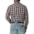 thumbnail image 2 of Wrangler® Men's Long Sleeve Western Plaid Shirt, 2 of 3
