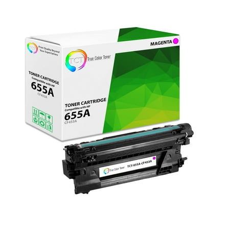 TCT 655A Magenta Toner Cartridge - Premium Compatible Replacement for HP 655A CF453A
