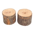 thumbnail image 1 of 2Pcs Ring Box Portable Wooden Retro Design Ring Bearer Box for Weddings Handicrafts DIY Gifts, 1 of 14