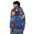 thumbnail image 5 of Lsque Scooby-Doo for Mens Full-zip Hoodie, Zip-up Pullover Hooded Sweatshirt, Kangaroo Pocket Hoodie Ideal for Daily Wear, Travel, and Home-XX-Large, 5 of 8