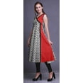 thumbnail image 3 of Bimba Kurtas pour Femmes Imprimé Sans Manches Tunique d'Été, 3 of 6