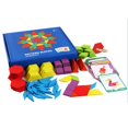 thumbnail image 1 of Wooden Jigsaw Puzzles Learning Matching Puzzle Pieces Diy Art Gift For Kids, 1 of 6
