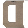 thumbnail image 3 of Aquaman 3D Letter D Wood Wall Decoration Home Decor Media Room Man Cave, 3 of 3