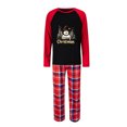 thumbnail image 6 of Odeerbi Christmas Pajamas for Family Holiday Long Sleeve Family Christmas Pajamas Matching Sets Dad Printed Loungewear Top Pants Set Two-Piece Sleepwear Xmas PJs Set Red, 6 of 6