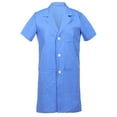 thumbnail image 1 of Men's Short Sleeves Lab Coat Laboratory Doctor Workwear, 1 of 3