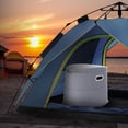 thumbnail image 5 of Gray Portable Toilet for Camping, RV Toilet, Cassette Toilet with 3.2 Gal, Push-Button Pressurized Flush Commode, Travel Toilet for RV Car Boating Trips, 5 of 5