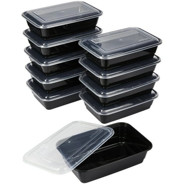 GoodCook Meal Prep Food Storage Containers, Set of 10, BPA-Free Single Compartment with Lids