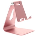 thumbnail image 4 of Soporte de escritorio con base de hierro para teléfono móvil, diseño creativo, para smartphones y tablets (rosa), 4 of 4
