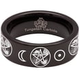 thumbnail image 5 of Elemental Wizard Tungsten Carbide Ring, 5 of 9
