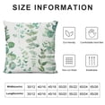 thumbnail image 5 of PHYHOO Sage Green Pillow Covers  Eucalyptus Branches Floral Watercolor Decorative Green Leaf Print Throw Pillow for Home Sofa Seafoam Blue Green Gray Square Cushion Pillowscase, 5 of 5