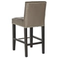 thumbnail image 7 of SAFAVIEH Thompson 24" Leather Counter Stool With Silver Nailheads Clay, 7 of 7