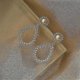 thumbnail image 5 of 14k Gold Plated Pearl Earrings With S925 Silver Needle Retro Palace Style For Women Girls Gift Valentine's Day Birthday Anniversary Party, 5 of 5