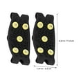 thumbnail image 2 of Raindrops NonSlip Spikes for Kids Shoes Durable TPE Grippers Ideal for Outdoor Activities Lightweight Black 1 Pair, 2 of 8