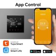 thumbnail image 3 of Smart Electric Thermostat, WiFi Programmable Floor Heating Thermostat Bedroom Floor Heating Thermostat Compatible with Alexa and Google Assistant, Bla, 3 of 5