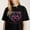 Black-4, variant on Women's Sunflower Autism Mom Graphic T-Shirt S-4XL Mother's Day Gift