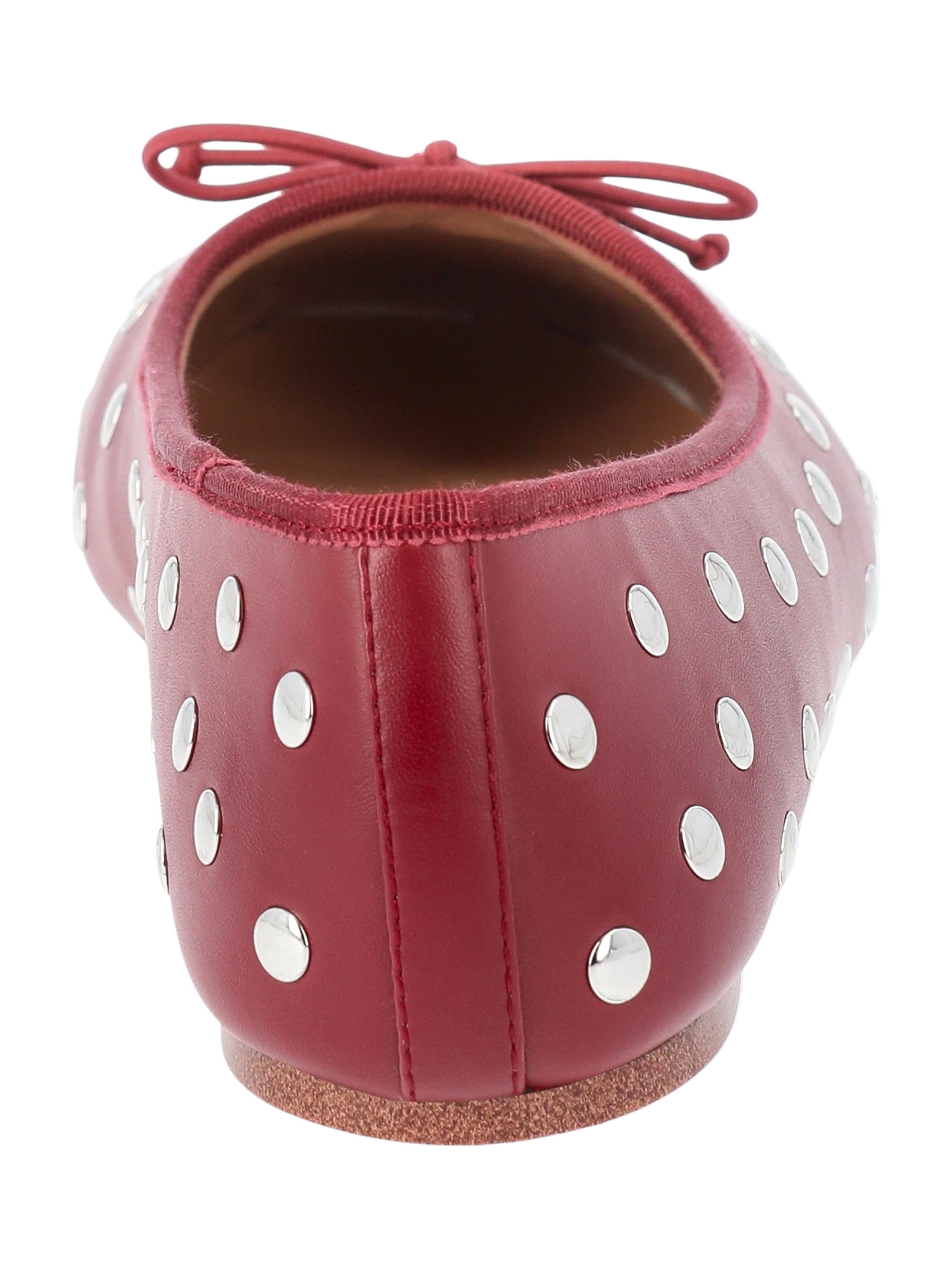 Time and Tru Women's Studded Ballet Flat