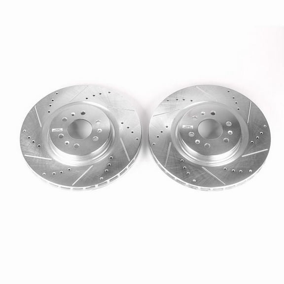 Power Stop AR82105XPR Evolution Drilled & Slotted Rotors -Front