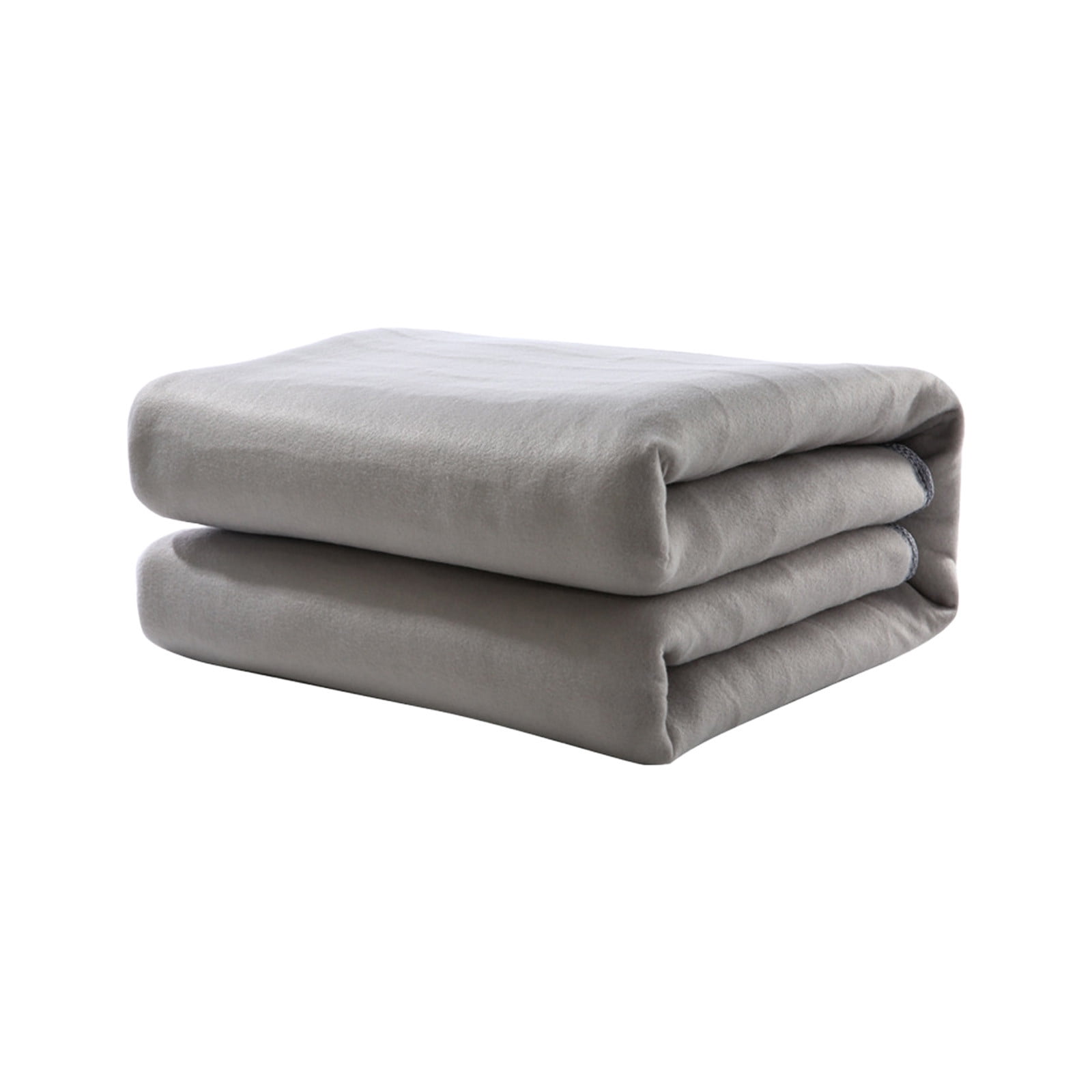 Hyknon Heated Blanket Non-Woven Breathable Electric Throw Blanket 59x31.5" Comfortable Gray Heating Blanket for Living Room Office Car