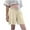 Beige, variant on breaise Maternity Shorts for Women Crossover Elastic High Waisted Shorts Wide Leg Summer Lounge Shorts