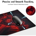 thumbnail image 4 of Heqianco Gaming Mouse Pad, Red Large Mouse Pad 31.515.75 in (Black Red), 4 of 6