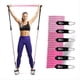 thumbnail image 3 of Kit de Resistencia para Fitness de 180 Lb, Entrenamiento de Cuerpo Completo, Banda de Resistencia Portátil de TPE, Yoga, Pilates, Gimnasio en Casa, Set de Fitness, Color Rosa., 3 of 7