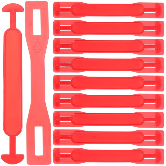 Miangastore Poignées de Sangle pour Boîtes Rouges Supportant 100 Ensembles 6.8x0.9x0.1in