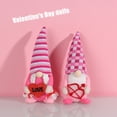 thumbnail image 4 of 2PCS Valentine Gnomes Plush Valentines Day Decoration Valentines Home Table Decor Scandinavian Tomte Elf Gnomes Ornaments Sweet Valentines Day Gifts for Him Her, 4 of 9