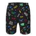 thumbnail image 4 of Yiaed Gamepads Print Men's Swim Trunks with Lining Quick Dry Sports Shorts Beach Shorts Boardshorts-Small, 4 of 5