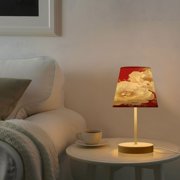 YAZAOO Table Lamp Creative Golden Elegance Pattern Simple Pattern Night Light