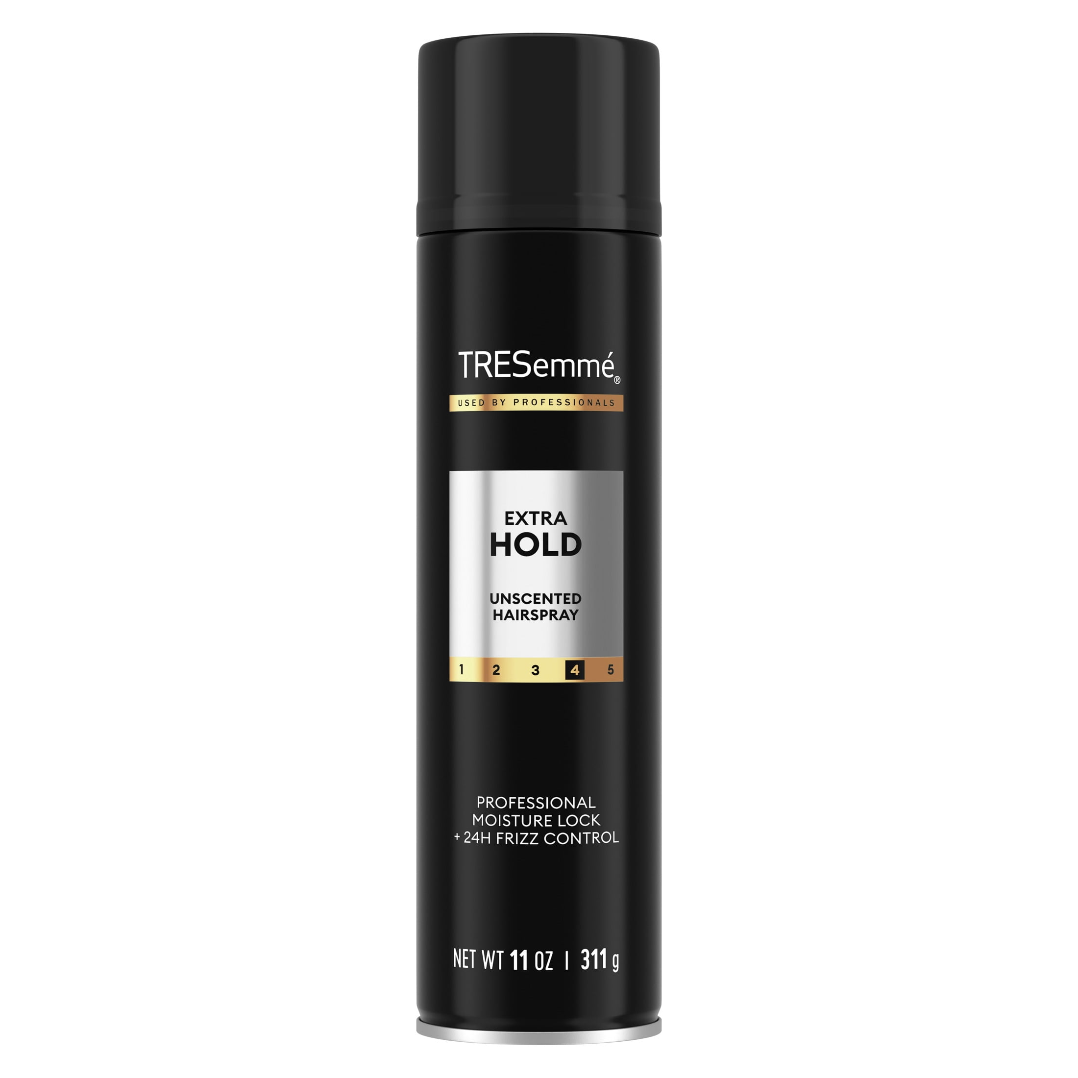 (3 pack) Tresemme Extra Hold Unscented Hairspray for 24-Hour Frizz Control with Pro Lock Tech, 11 oz