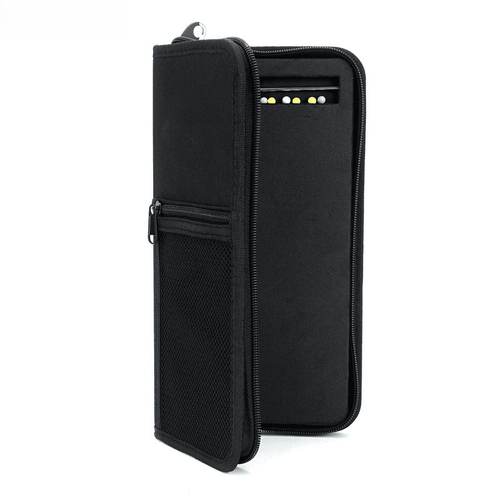 RIXUNO 22X8X3cm Black Nylon Fishing Rod Storage Bag for Multi Rod Organization