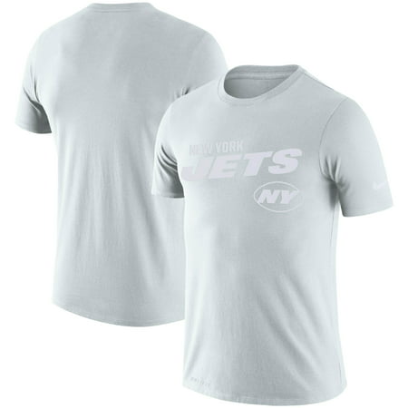 New York Jets Nike NFL 100 2019 Sideline Platinum Performance T-Shirt -